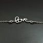 HANDMADE 925 Solid Sterling Silver Jewelry Love Bracelet