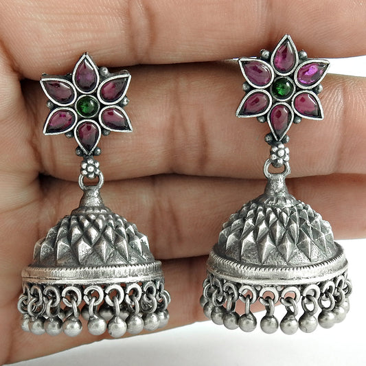 925 Solid Silver Onyx Wife New Dangle Drop Engagement Bezel Boho August Earrings