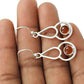 Natural Carnelian Gemstone 925 Silver Drop Dangle Ethnic Earrings For Women S4