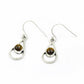 Tiger Eye Gemstone 925 Sterling Silver Mother Dangle Tribal Unique Earrings