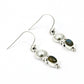 Woman Gift 925 Silver Natural Labradorite Drop Dangle Ethnic Earrings E10
