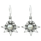 Natural Pearl Drop/Dangle Tribal Earrings 925 Silver For Women T7
