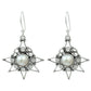 Natural Pearl Drop/Dangle Tribal Earrings 925 Silver For Women T7