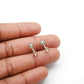 Natural Labradorite Gemstone Stud Earrings 925 Sterling Silver Jewelry A11