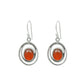 Gift For Her Carnelian Stone Earrings 925 Sterling Silver Handmade Jewelry M26