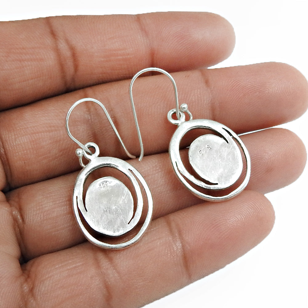 Gift For Her Carnelian Stone Earrings 925 Sterling Silver Handmade Jewelry M26