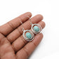 Natural Larimar Gemstone 925 Silver Charming Dangle Earrings For Women Girls B11