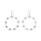 Natural Rainbow Moonstone 925 Silver Drop Dangle Bohemian Earrings For Girls I11
