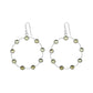 Woman Gift 925 Silver Natural Citrine Gemstone Drop Dangle Earrings K11