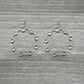 Woman Gift 925 Silver Natural Citrine Gemstone Drop Dangle Earrings K11