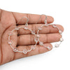 Rose Quartz Gemstone Trendy Earrings 925 Sterling Silver Metaphysical Jewelry K1