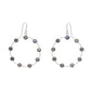 Woman Gift Natural Labradorite Drop Dangle Boho Earrings 925 Silver S58