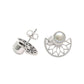 Pearl Earrings 925 Sterling Silver Tribal Jewelry