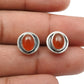 Natural Carnelian Solid Sterling Silver Daughter New Stud Sacral Chakra Earrings