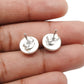 Cats Eye Stone 925 Sterling Silver Butterfly Stud Post Daughter Earrings Jewelry
