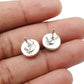 Malachite Gemstone Earrings 925 Sterling Silver Vintage Jewelry