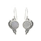Druzy Gemstone Earrings 925 Sterling Silver Ethnic Jewelry