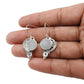Druzy Gemstone Earrings 925 Sterling Silver Ethnic Jewelry