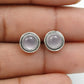 Sterling Silver Natural Rose Quartz Stud Post Anniversary Sisters Gift Earrings