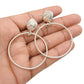 Turquoise Stone Stud Post Bezel Butterfly December Earrings 925 Sterling Silver