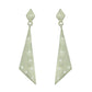 Natural Cubic Zirconia 925 Silver Drop Dangle Vintage Earrings For Women D94