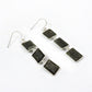 Solid 925 Sterling Silver Black Sunstone Handmade Earrings Jewelry