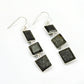 Solid 925 Silver Black Sunstone Earrings Jewelry