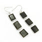 925 Sterling Silver Black Sunstone Earrings Jewelry