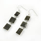 925 Silver Black Sunstone Earrings Handmade Jewelry