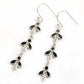 Drop Dangle Bohemian Earrings 925 Silver Natural Cubic Zirconia M16