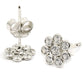 Gift For Her Natural Cubic Zirconia Stud Tribal Earrings 925 Silver D58
