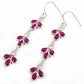 Woman Gift Natural Cubic Zirconia Drop Dangle Boho Earrings 925 Silver R17