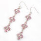 Natural Cubic Zirconia Gemstone Drop Dangle Boho Earrings 925 Silver S17