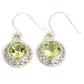 Natural Lemon Topaz Gemstone Artisan Earrings 925 Silver Gift For Her Jewelry