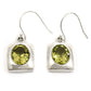 Natural Lemon Topaz Gemstone Drop Dangle Vintage Earrings 925 Silver G18