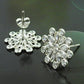 Gift For Woman Stud Vintage Earrings 925 Silver Natural Cubic Zirconia X18