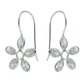 Woman Gift Natural Cubic Zirconia Dangle Bohemian Earrings 925 Silver U20