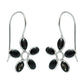 Woman Gift Natural Cubic Zirconia Dangle Tribal Earrings 925 Silver X20