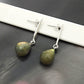 Natural Labradorite 925 Silver Drop Dangle Bohemian Earrings For Women G46