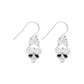 Natural Cubic Zirconia 925 Sterling Silver Dangle Drop Mother Unique Earrings