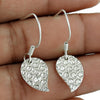 Solid 925 Sterling Silver Unique Handmade Earrings