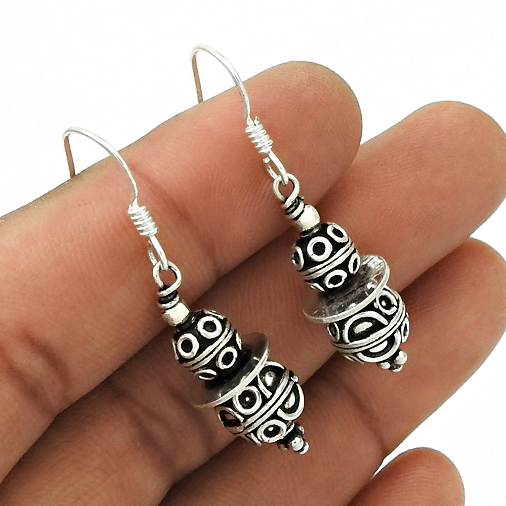 Vintage 925 Sterling Silver Dangle Earrings