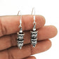Vintage Look Solid 925 Silver Handmade Dangle Earrings