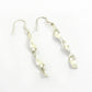 Solid 925 Sterling Silver Spiral Dangler Earrings