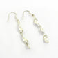 Solid 925 Sterling Silver Spiral Dangler Earrings