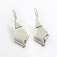 Solid 925 Sterling Silver Ethnic Dangler Earrings