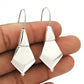 Solid 925 Sterling Silver Ethnic Dangler Earrings