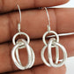 925 Sterling Silver Handmade Earrings Woman Gift Jewelry