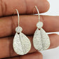 Vintage Sterling Silver Teardrop Dangle Earrings