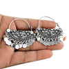 Trendy Unisex Collection 925 Silver Floral Earrings
